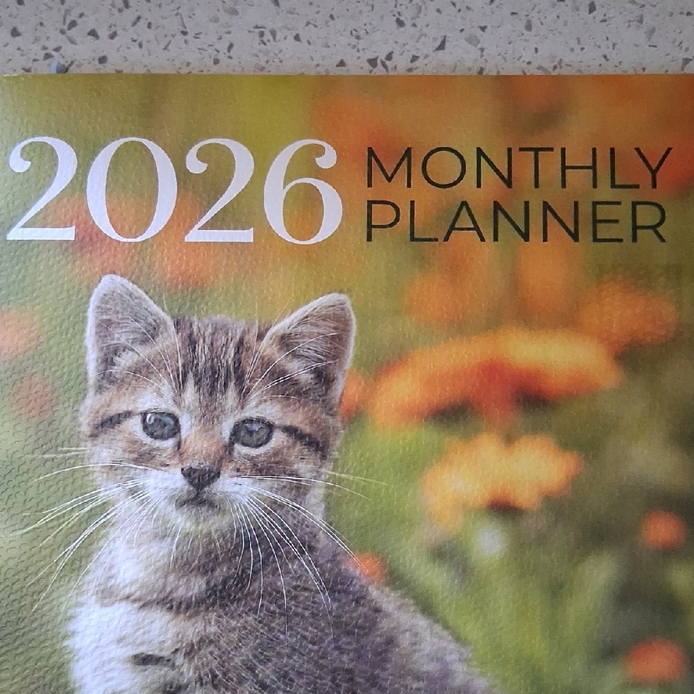 2026 Monthly Planner with Scented Rainbow Pen - Picture 3 of 3